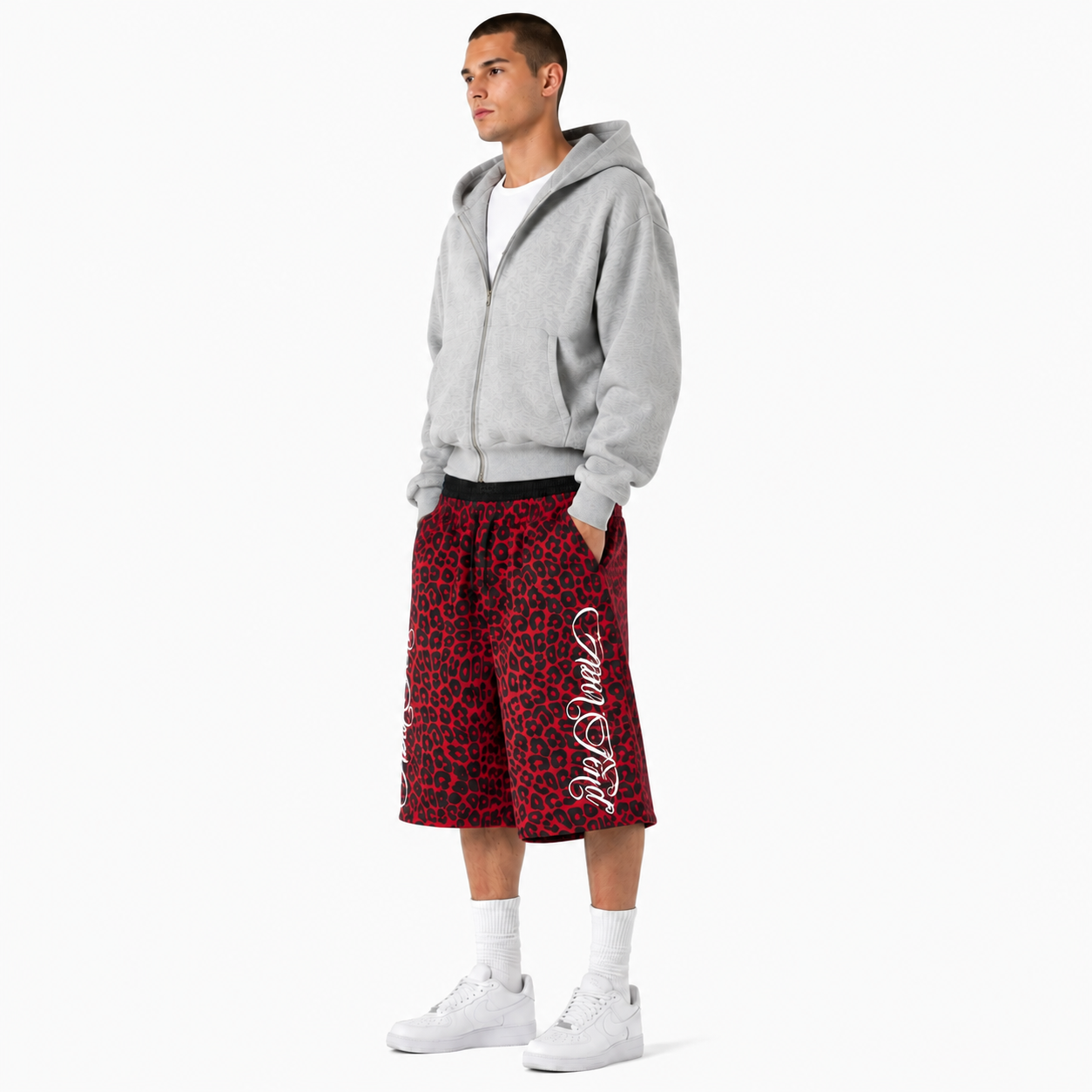 Wild Leopard Street Shorts K210
