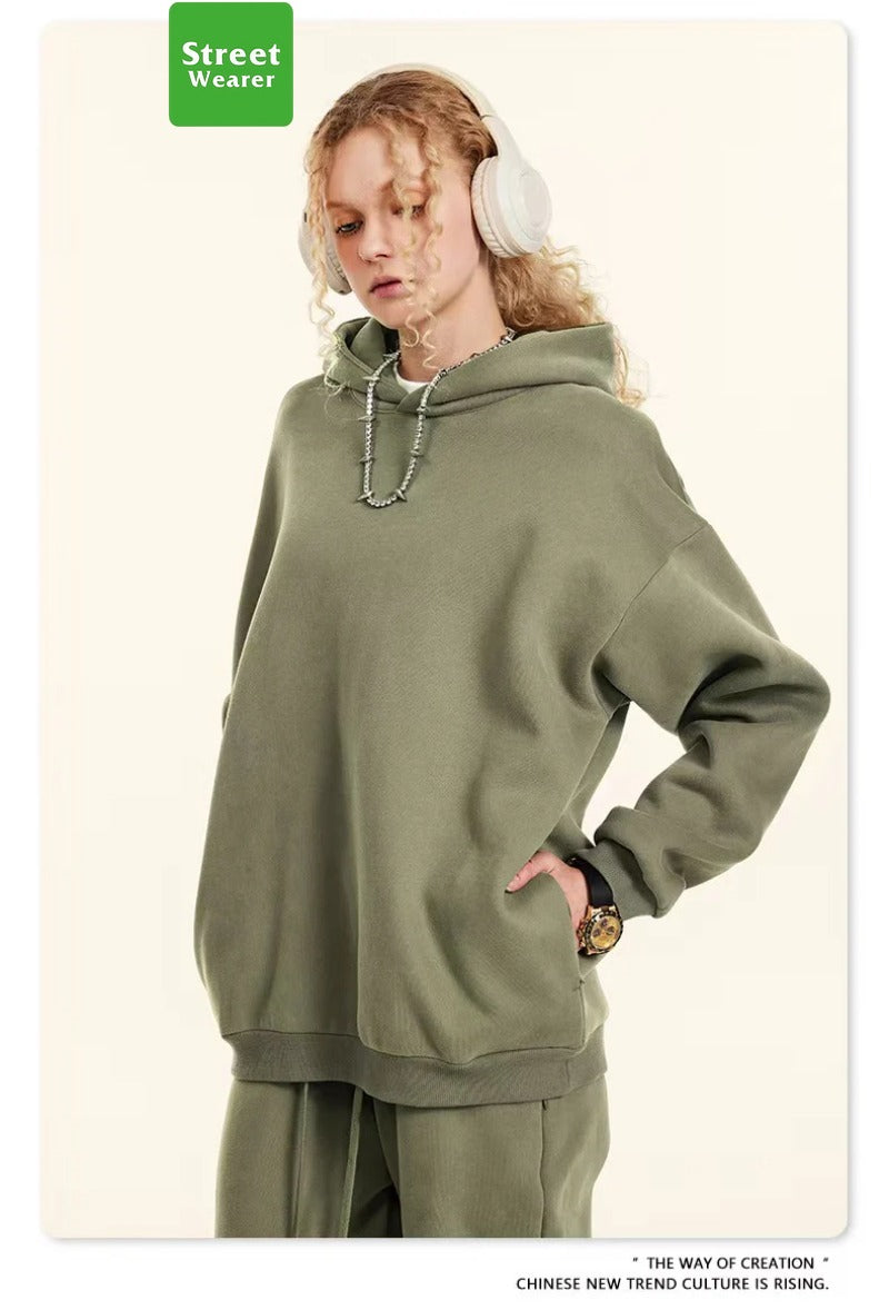 Heavyweight Loose Casual Thickened Hoodie SW006BEW2419K2405