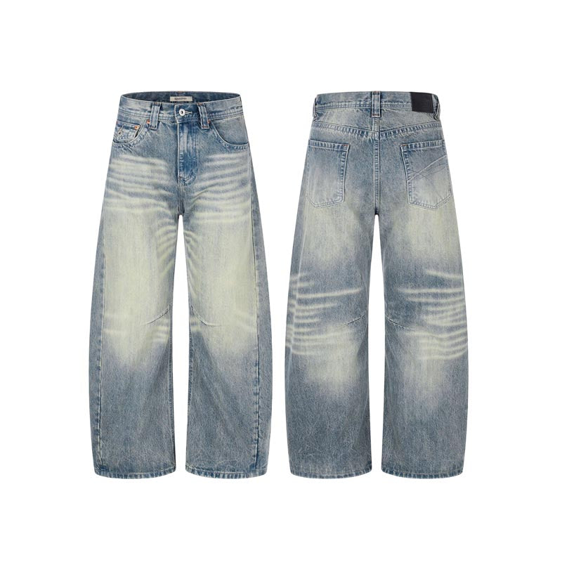 Blade Barre  Whisker Scimitar Jeans — Vintage Blue GPC9820