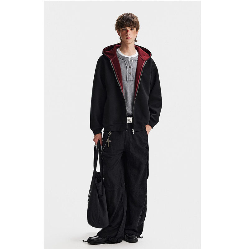 Heavyweight Color Block Patchwork Hoodies YE-WW99