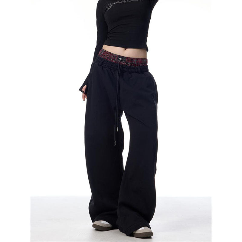 Scimitar-silhouette Double Waist Sweatpants CK6597