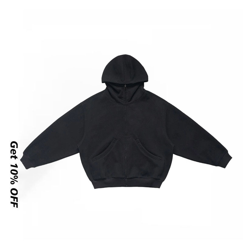 550G Scuba Knit Boxy Hoodie UNF8898