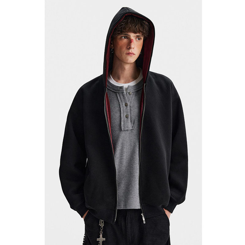 Heavyweight Color Block Patchwork Hoodies YE-WW99
