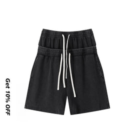 Double Waist Fired Snow Shorts K2797