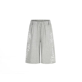 Script Logo Baggy Sweat Shorts Grey CK280