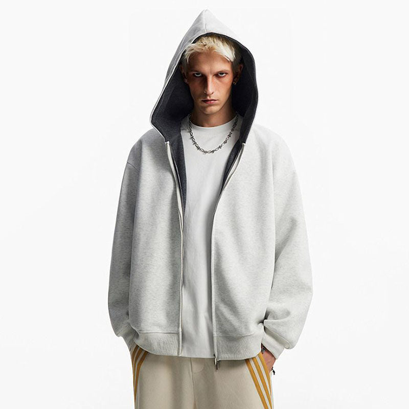 Heavyweight Color Block Patchwork Hoodies YE-WW99