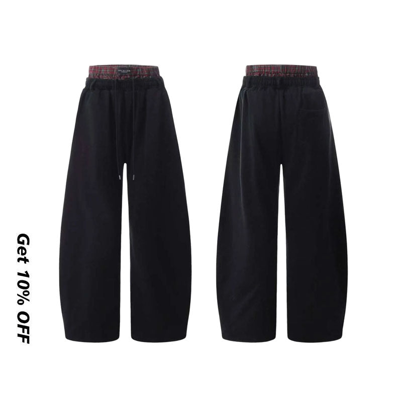 Scimitar-silhouette Double Waist Sweatpants CK6597