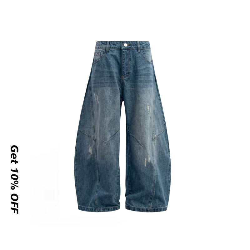 Cleanfit Baggy Scimitar-silhouette Jeans 1053