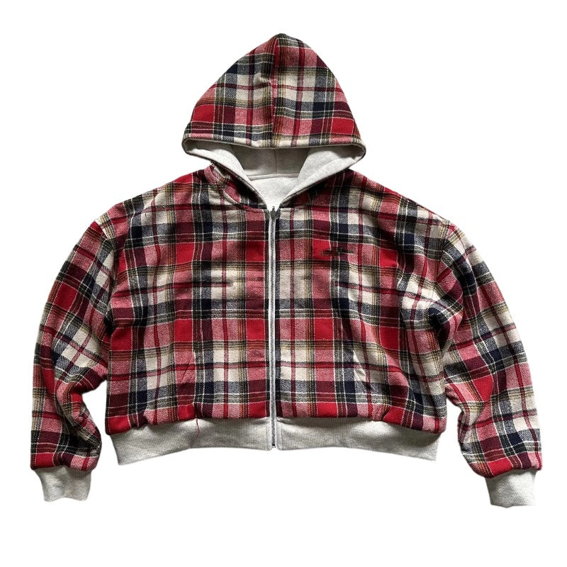 Double-faced Knit Reversible Full-zip Hoodies 1295