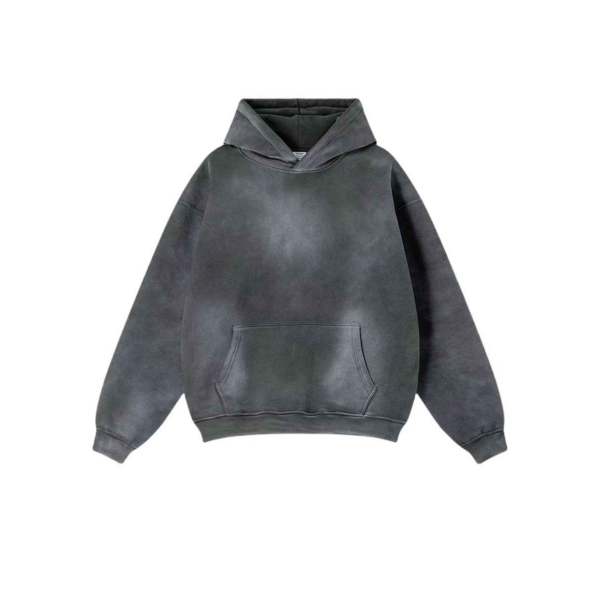 Spray monkey gradient color  washed vintage hoodie set SW004BEW2423K2429