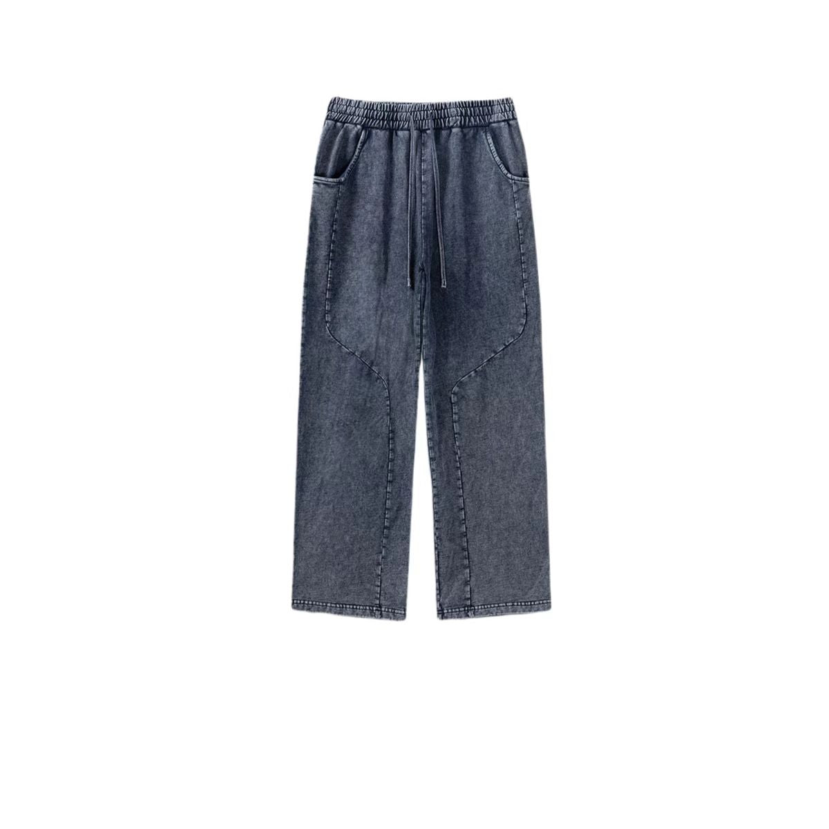 Loose Casual Vintage Washed Straight Leg sweatpants SW008BE3278