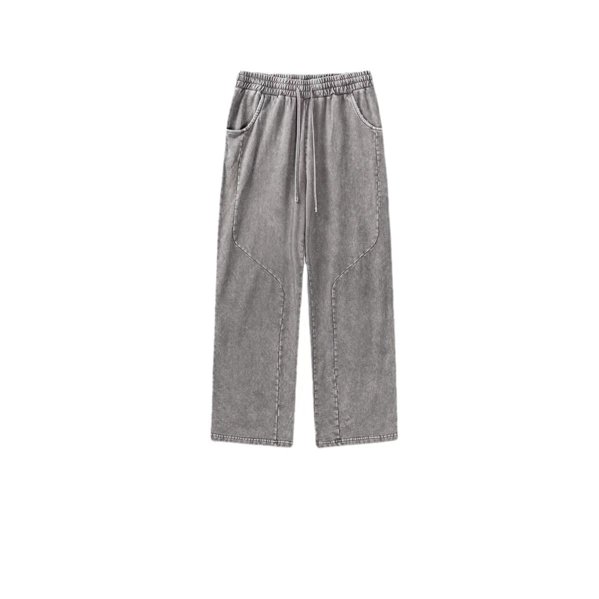 Loose Casual Vintage Washed Straight Leg sweatpants SW008BE3278
