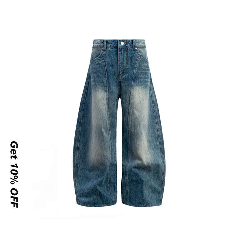 Cleanfit Baggy Scimitar-silhouette Jeans 1052