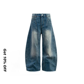 Cleanfit Baggy Scimitar-silhouette Jeans 1052