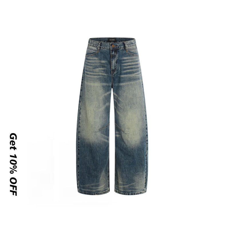 Retro Washed Blue Cat Whisker Jeans CK9720