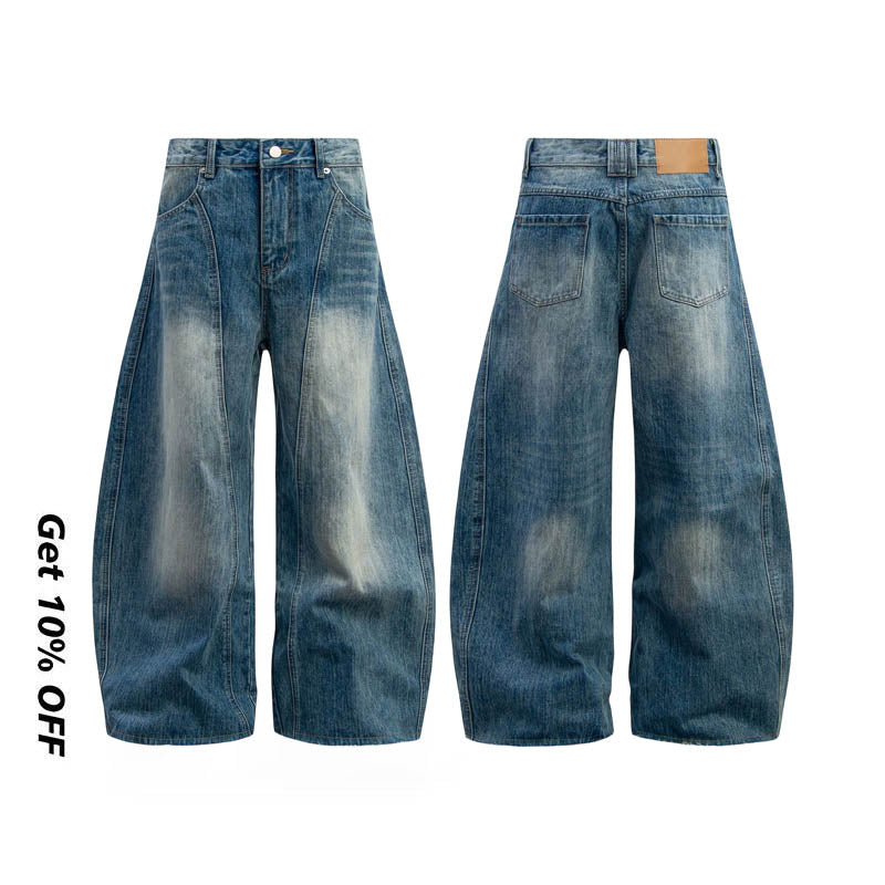 Cleanfit Baggy Scimitar-silhouette Jeans 1052