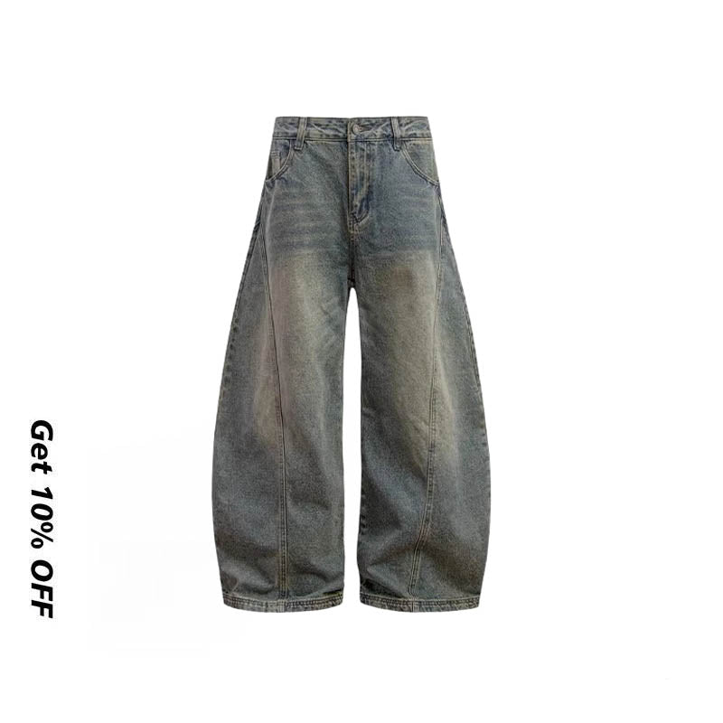 Cleanfit Baggy Scimitar-silhouette Jeans 1038