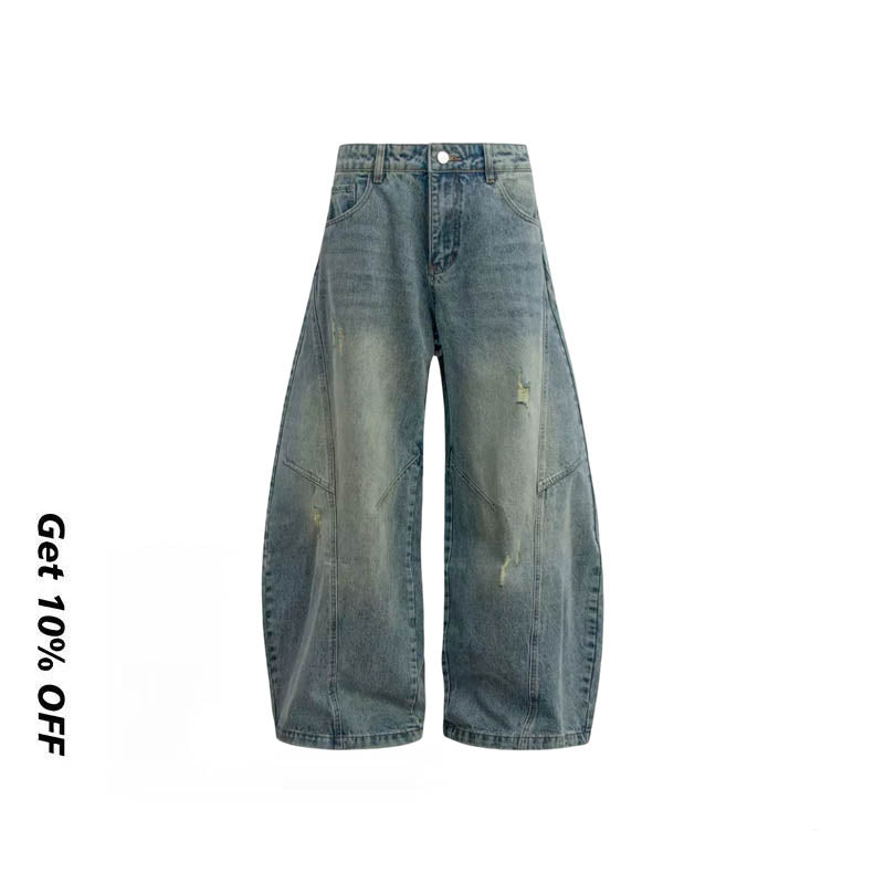 Cleanfit Baggy Scimitar-silhouette Jeans 1053