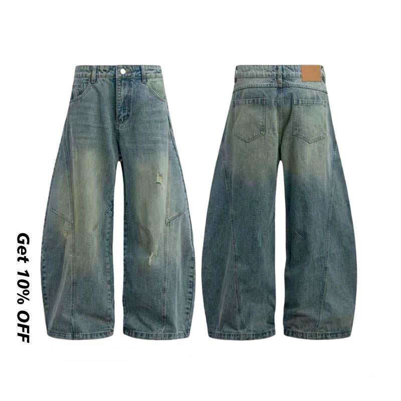 Cleanfit Baggy Scimitar-silhouette Jeans 1053