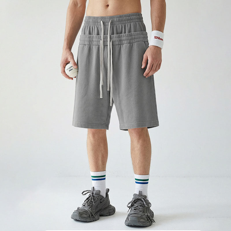 Double Waist Fired Snow Shorts K2797