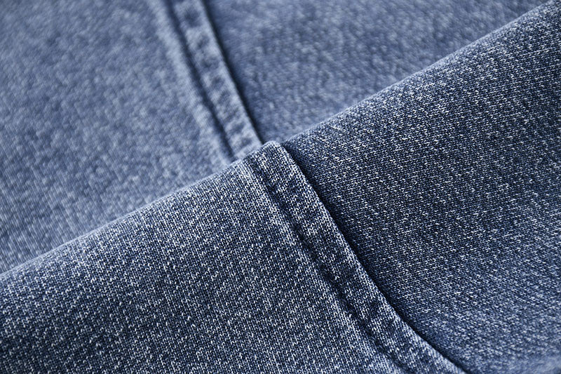 Snow Wash Vintage Denim Hoodie KB-02