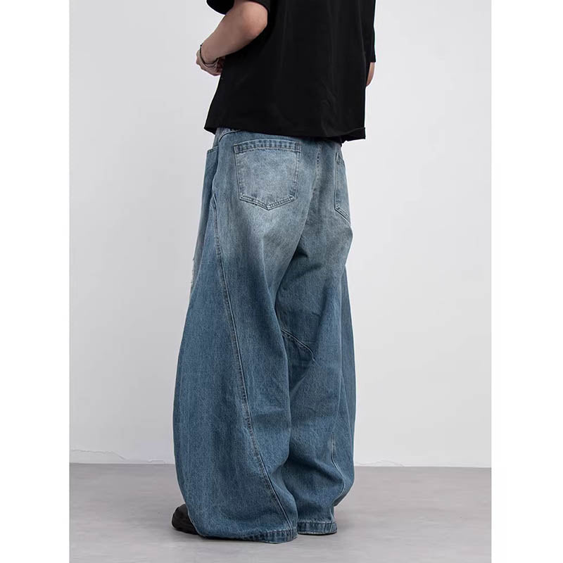 Cleanfit Baggy Scimitar-silhouette Jeans 1053