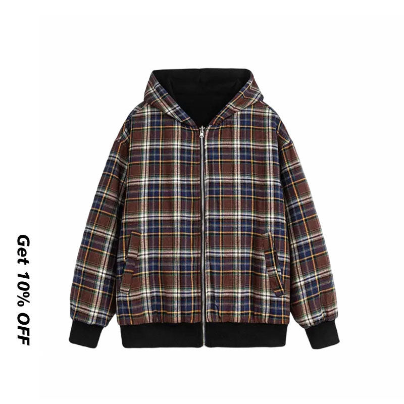 と*き様 00sBAPE PLAID FULL ZIP HOODIE DOUBL 2CAE5465-A8EC-4092-849B-