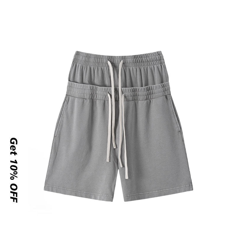 Double Waist Fired Snow Shorts K2797