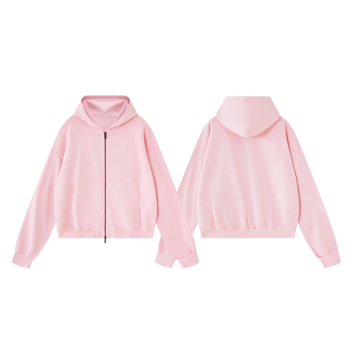 100% Cotton Washed Boxy Hoodies 27661&27631