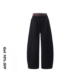 Scimitar-silhouette Double Waist Sweatpants CK6597