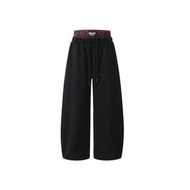 Scimitar-silhouette Double Waist Sweatpants CK6597