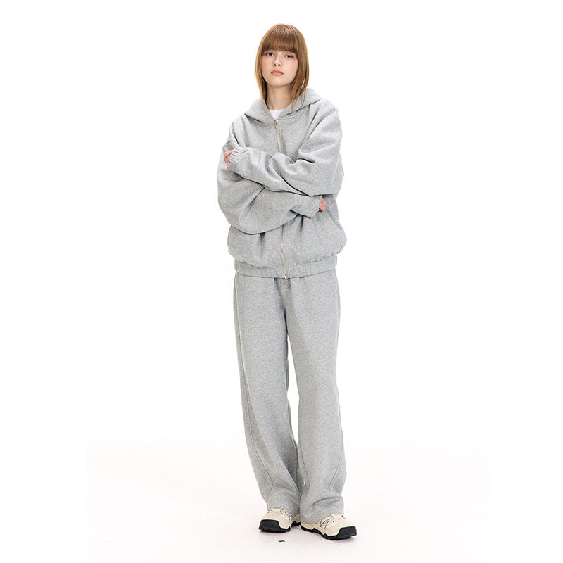 Scuba Knit Boxy Hoodie Set X908X909
