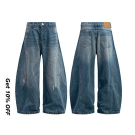 Cleanfit Baggy Scimitar-silhouette Jeans 1053