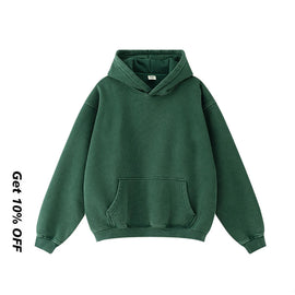 Loose Fitting Washed Vintage Hoodie Set W2485K2487