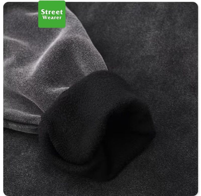Gradient Spray Horsebit Heavy Wash Vintage Hoodie SW005XJKFLMW-03