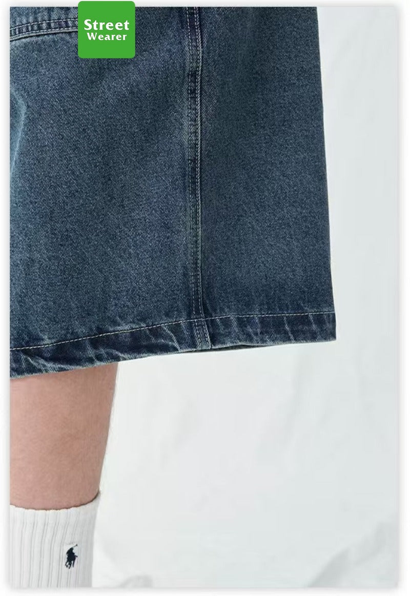 Cleanfit Loose Street Casual Cotton Denim Short Jeans SW033UNFKZ048