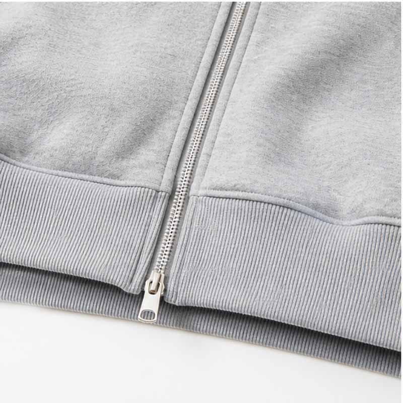 Royal Check Reversible Plaid Hoodies 1295 Grey