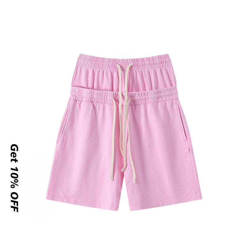 Double Waist Fired Snow Shorts K2797