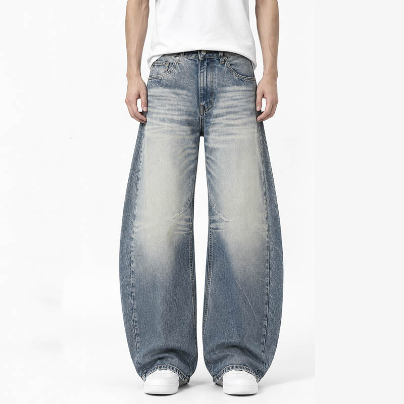 Blade Barre  Whisker Scimitar Jeans — Vintage Blue GPC9820