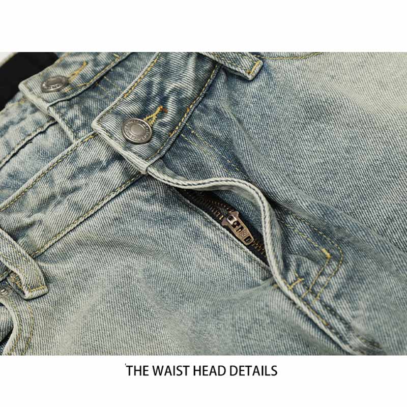 Double Waist Blade Barrel Denim G6892