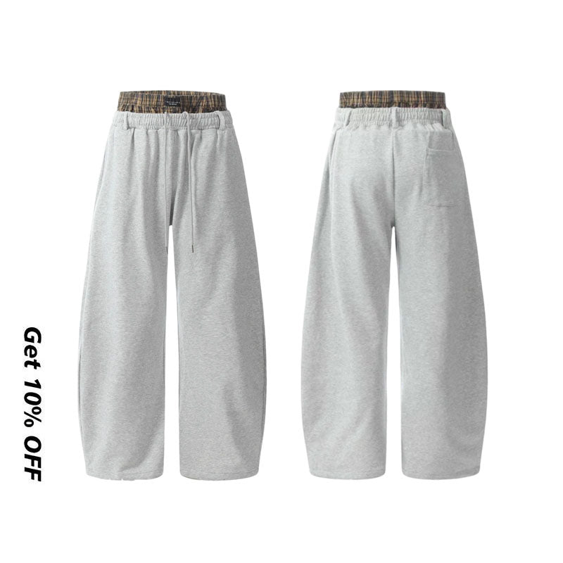 Scimitar-silhouette Double Waist Sweatpants CK6597