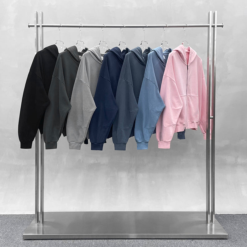 100% Cotton Washed Boxy Hoodies 27661&27631