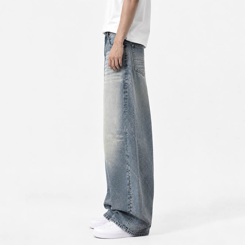 Blade Barre  Whisker Scimitar Jeans — Vintage Blue GPC9820