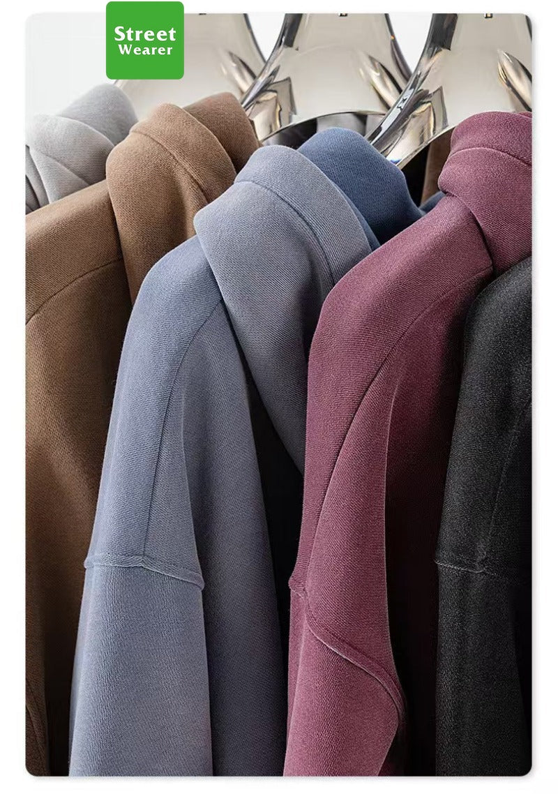 Spray monkey gradient color  washed vintage hoodie set SW004BEW2423K2429
