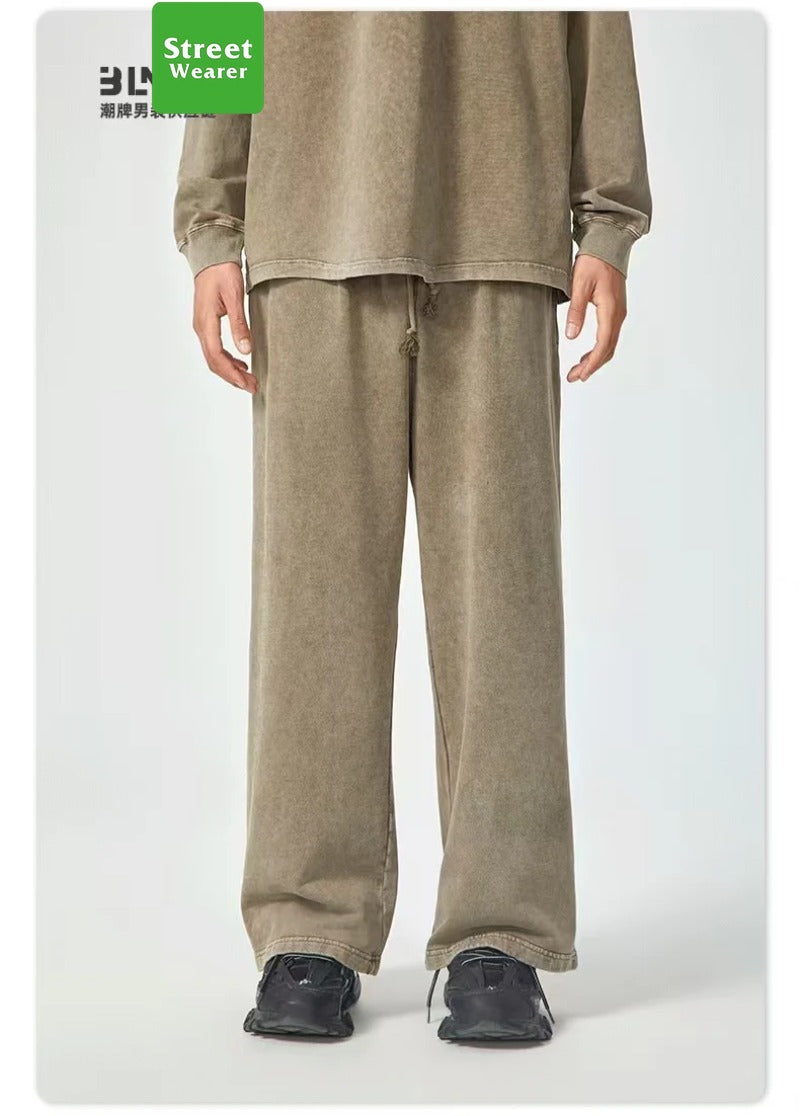 Washed Basic Sweatpants SW010AE8CH002