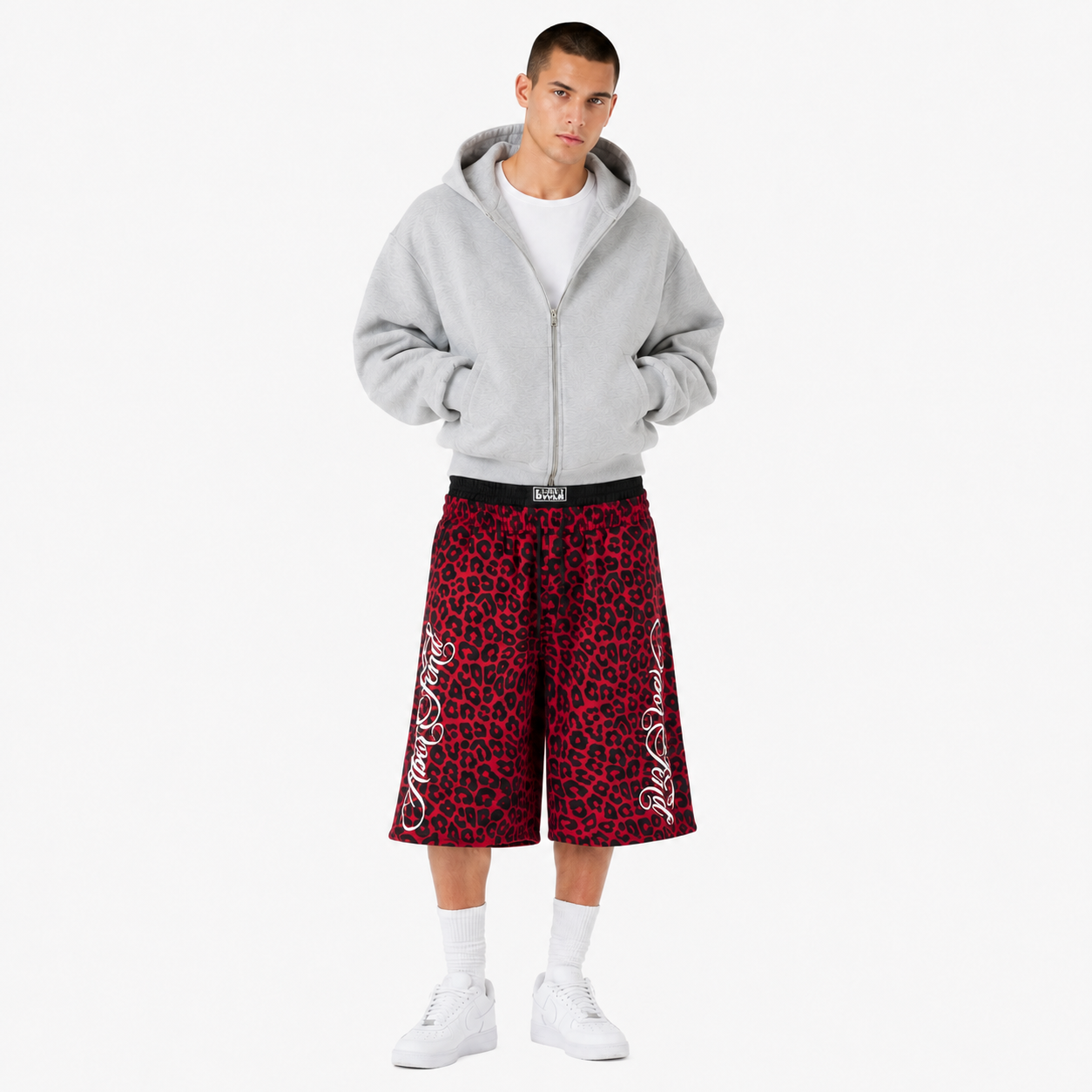 Wild Leopard Street Shorts K210
