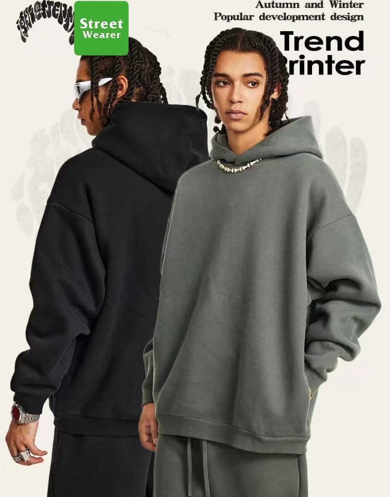 Heavyweight Loose Casual Thickened Hoodie SW006BEW2419K2405