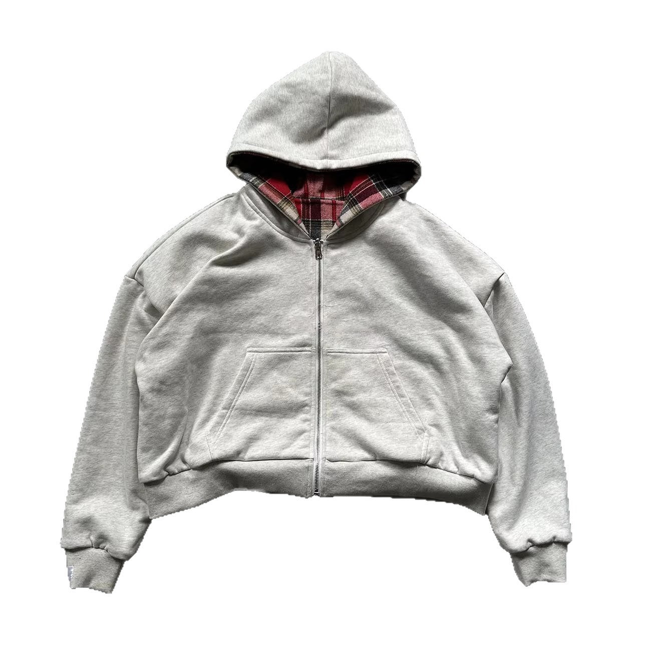 Double-faced Knit Reversible Full-zip Hoodies 1295