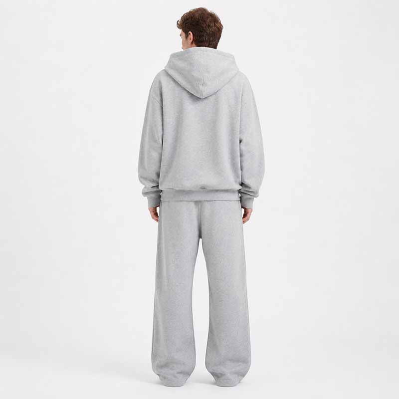 Royal Check Reversible Plaid Hoodies 1295 Grey