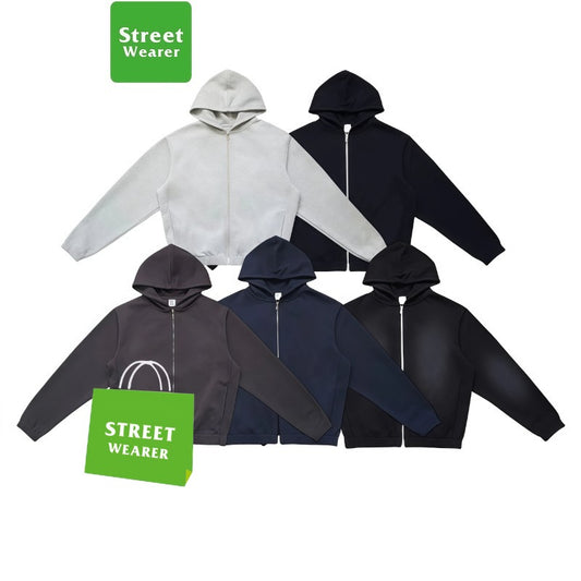 380G Scuba Knit Boxy Hoodie Set SW001UNFX908X909
